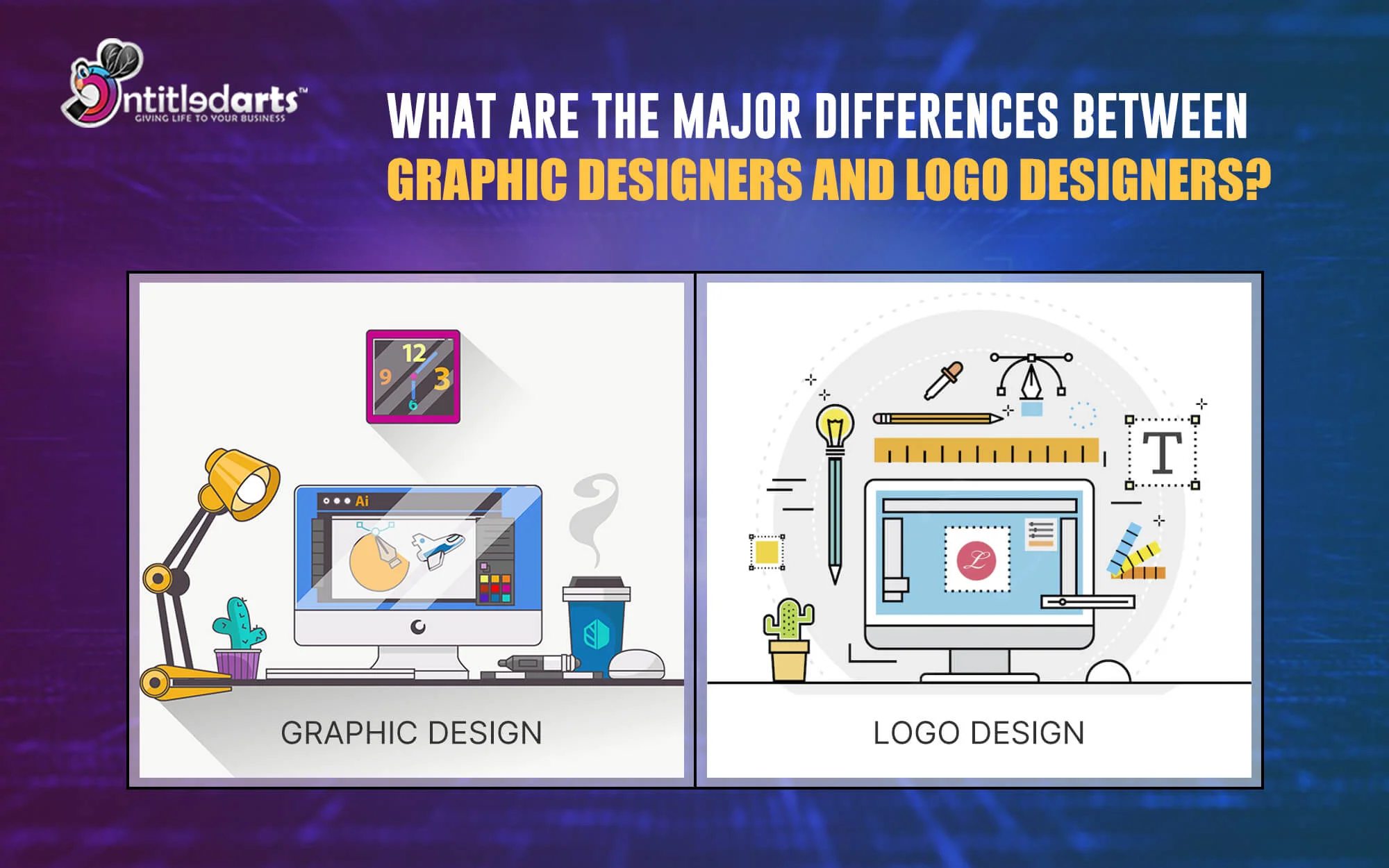 What Are the Major Differences between Graphic Designers and Logo Designers